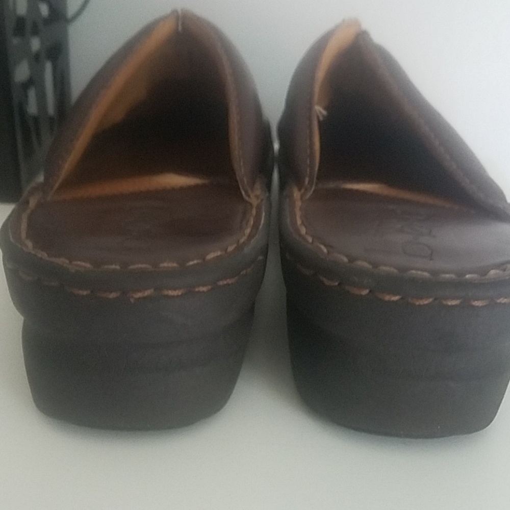 B. O. C. Brown Slip Ons Size 10 - image 3